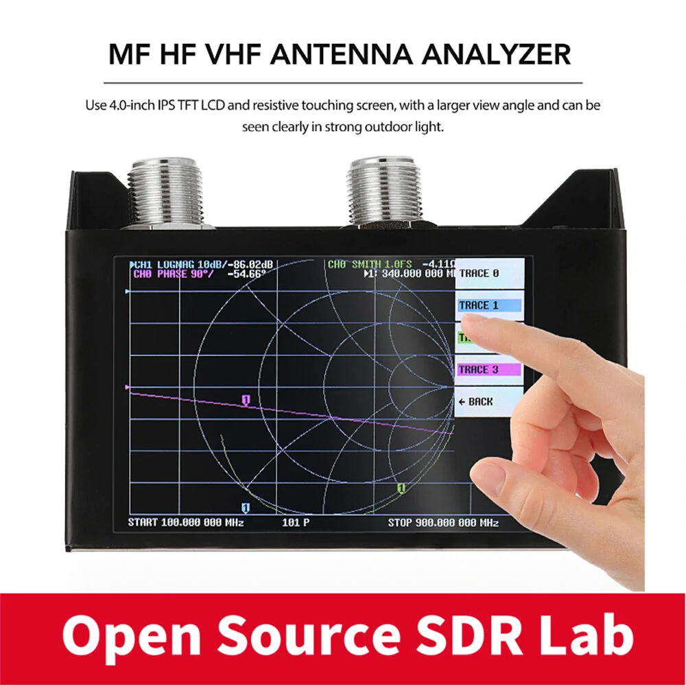 NanoVNA V2 Antenna Analyzer - 3G Vector Network Analyzer with 4 Inch Touch Screen - Image 5