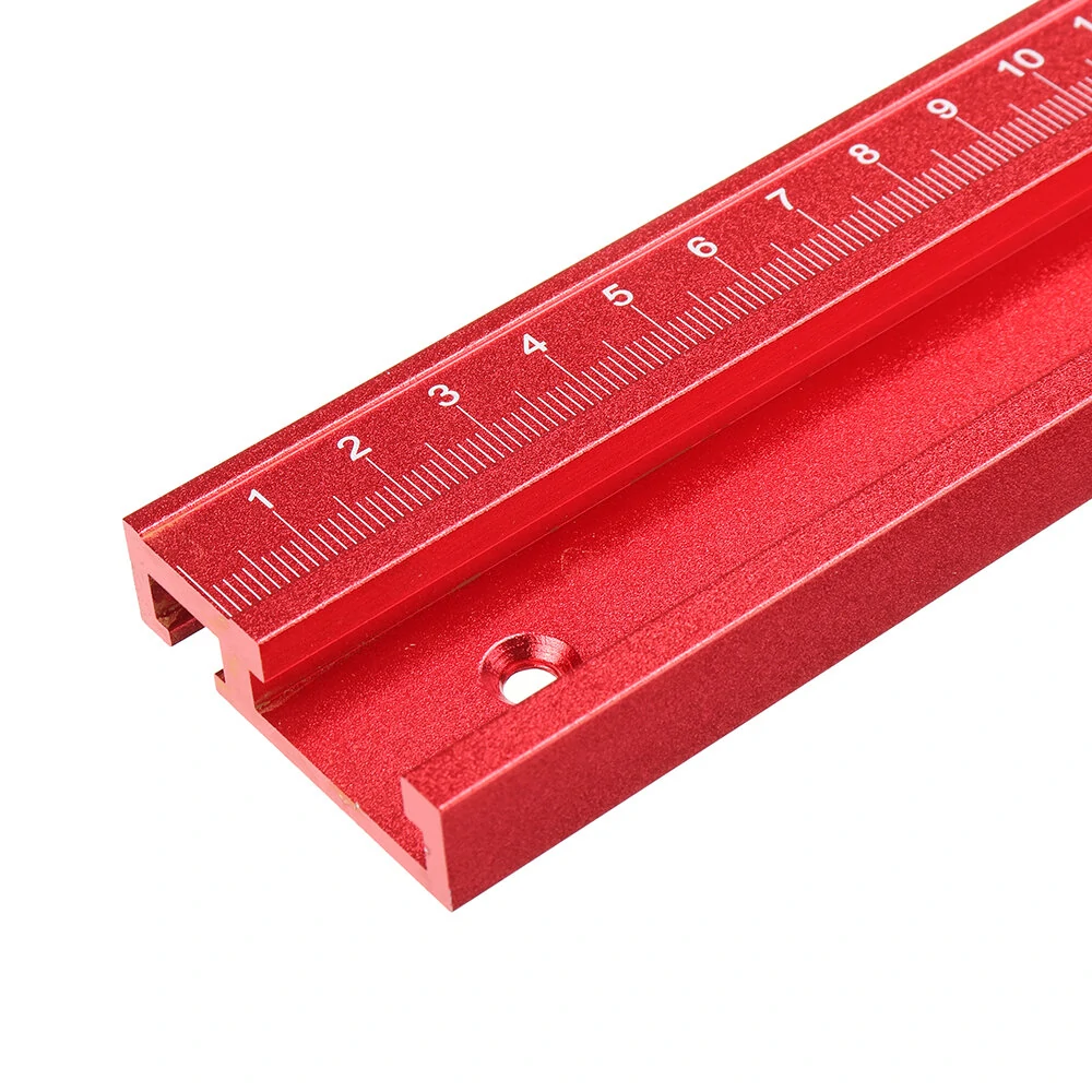 45 Type T-Track - 300-1220mm Red Aluminum Alloy Miter Track for Table Saw & Router Table - Image 2