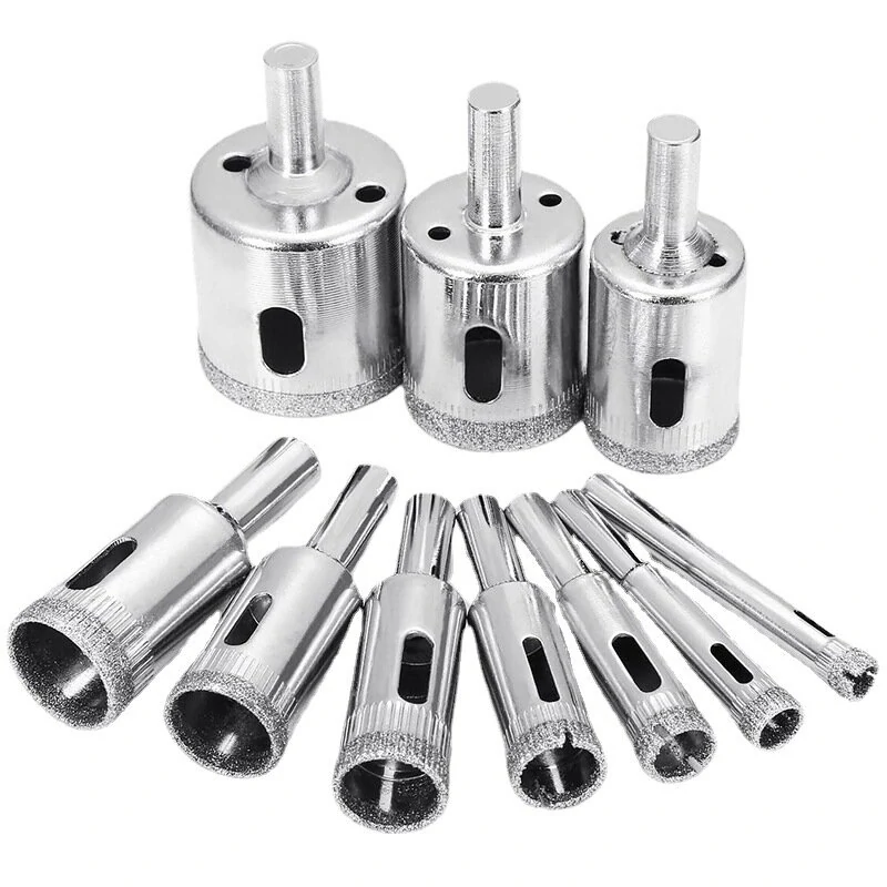 Diamond Hole Saw Drill Bit Set 10Pcs 6-32mm | Tile Ceramic Glass Cutter - Image 2