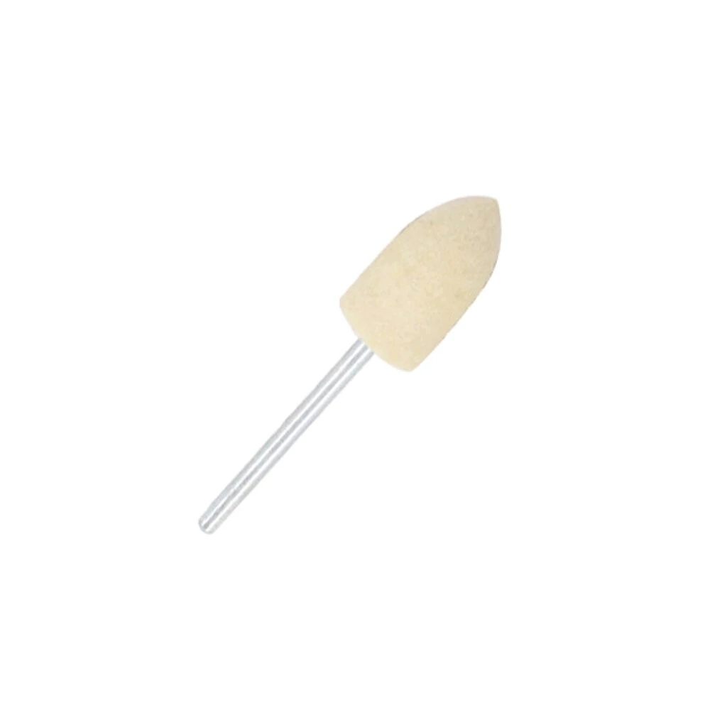 Jade Polishing & Cleaning Kit - 12/13 Piece Wool Cylindrical Grinding Head Set - Image 4