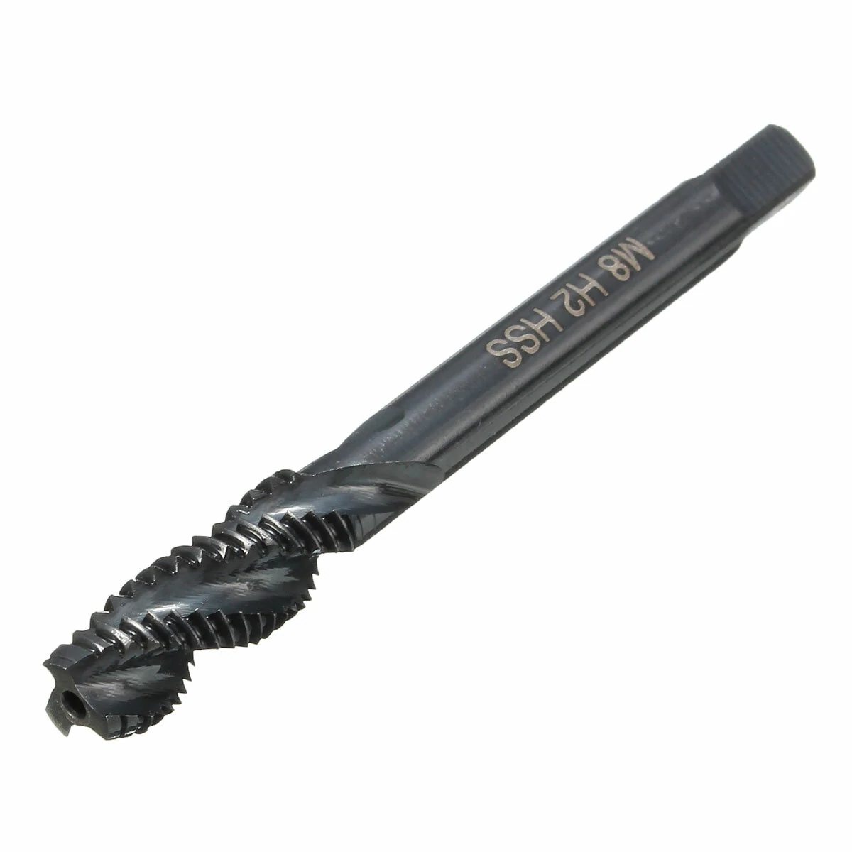 Drillpro 7pcs M3-M12 HSS Spiral Tap Set | Nitride Coated Metric Thread - Image 4