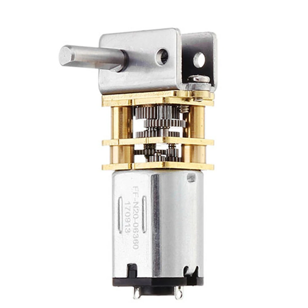 Machifit GW12GA-4 DC 6V 4RPM Worm Gear Motor | High Torque Gearbox - Image 2