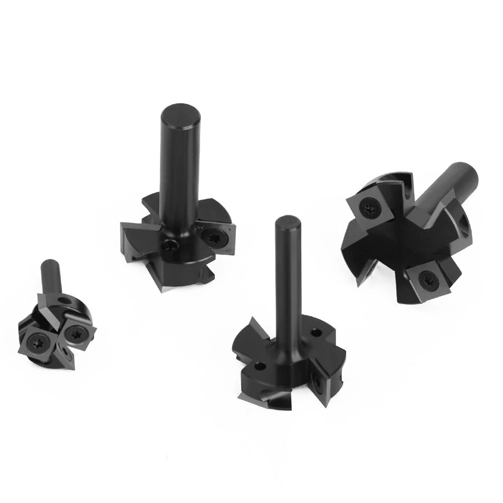LAVIE Spoilboard Surfacing Router Bit - 1/2 Inch Shank, 4 Flutes | 1 to 1-25/32 Cutting Diameter - Image 3