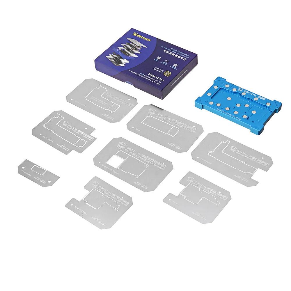 Mechanical Ibga 10-in-1 BGA Reballing Stencil | iPhone X XS 11Pro 12 Pro Max - Image 2