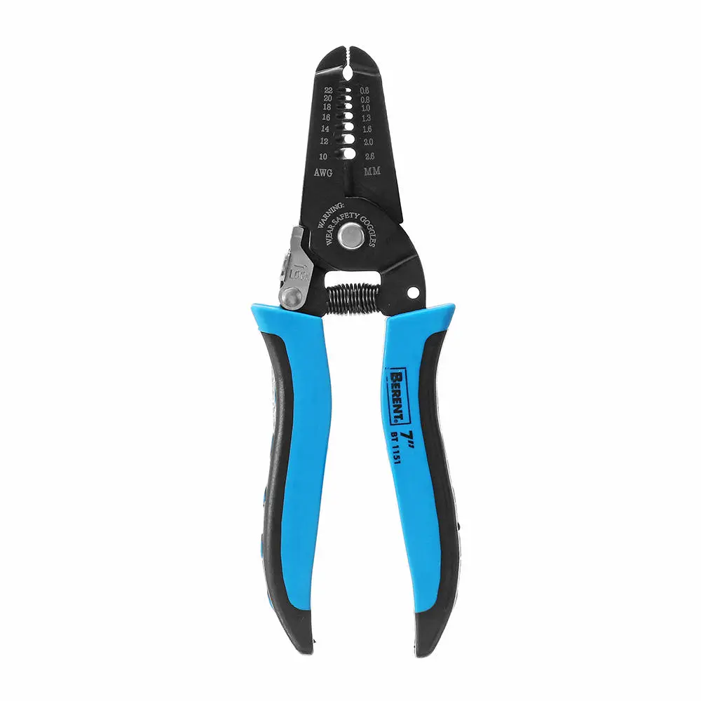 BERENT BT1151 Wire Stripper Plier | 10-22AWG 0.6-2.6mm | Hardened Steel - Image 3