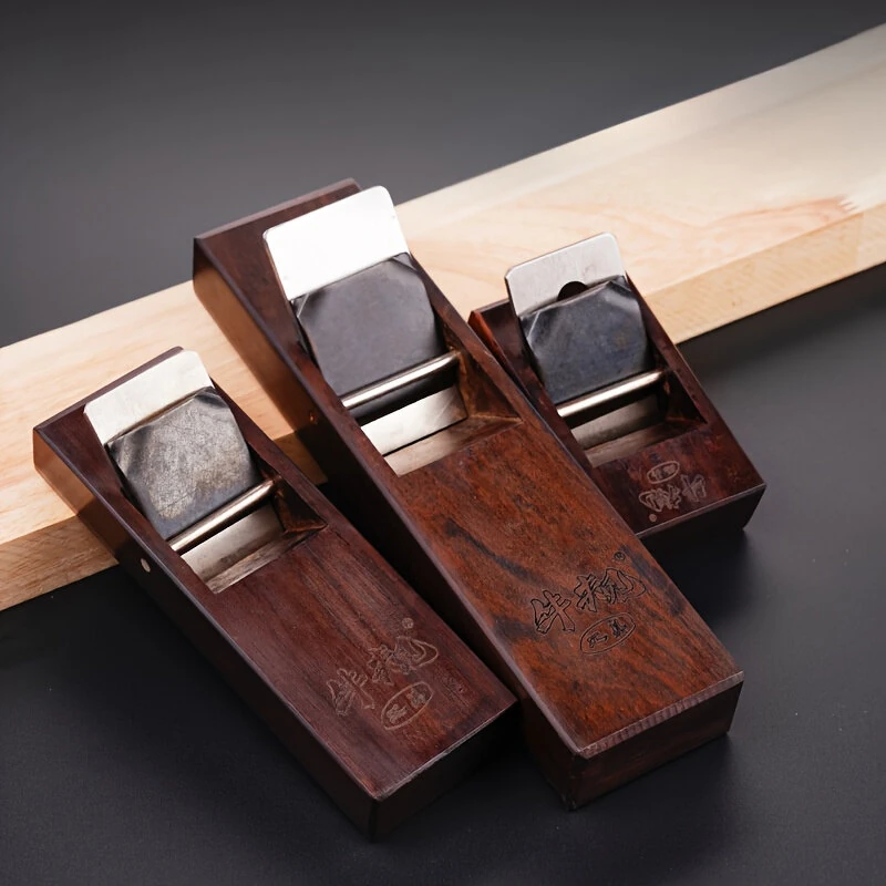 Ebony Hand Plane - High Speed Steel Blades | Manual Block Planer for Chamfering & Trimming - Image 2