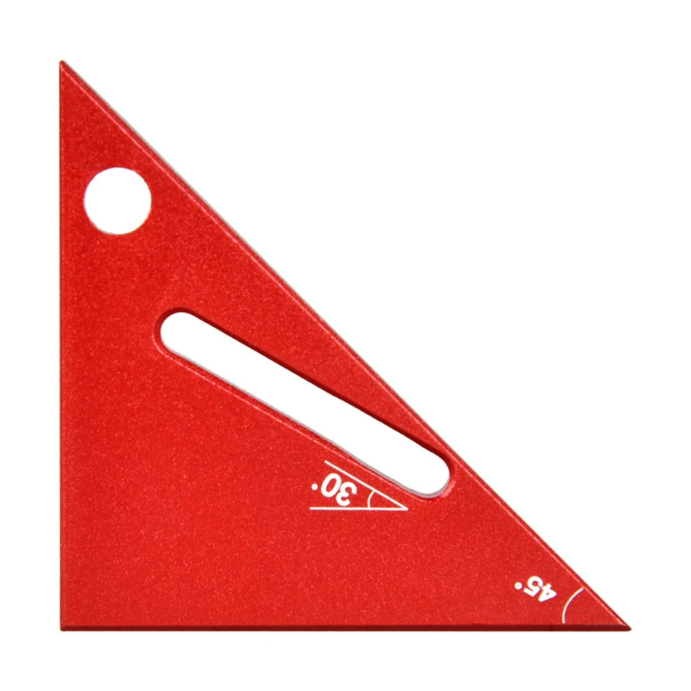 Mini Aluminum Alloy Woodworking Triangle Ruler | Compact Right Angle Tool in Inches - Image 5