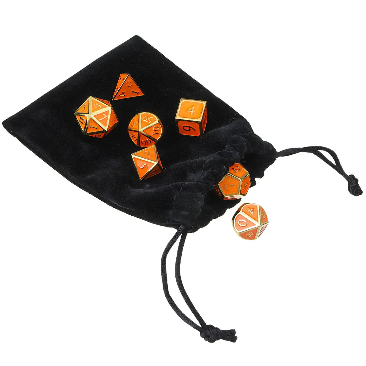Solid Metal RPG Dice Set - Polyhedral, Heavy, Role Playing Games, EDC Gadgets - Image 4