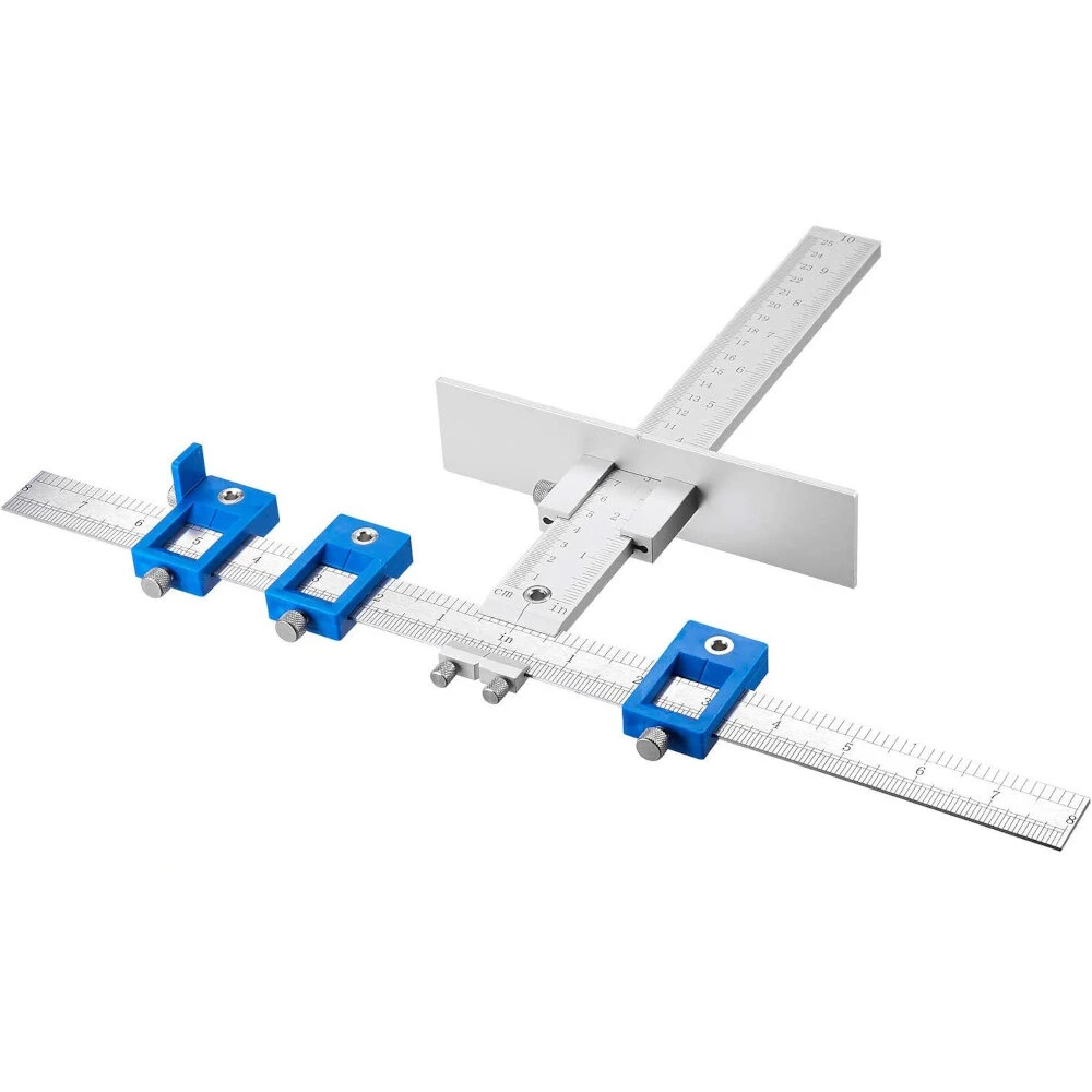 Cabinet Hardware Jig - Detachable Drill Guide for Handles & Knobs | Dowel Hole Locator Tool - Image 3
