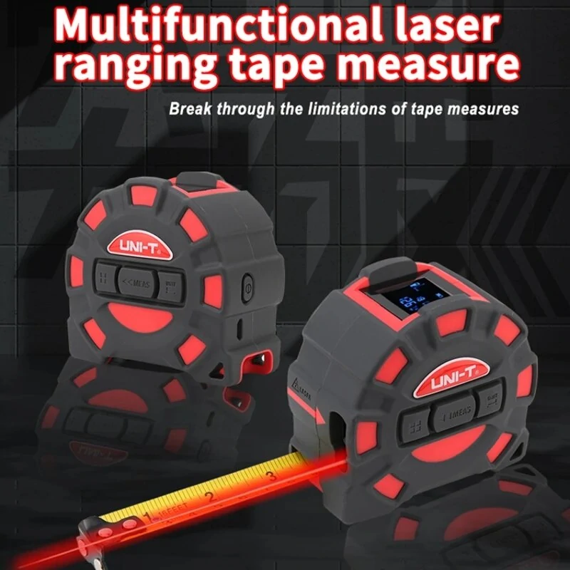 UNI-T LM50T 60M Laser Tape Measure | Digital Electronic Ruler with LCD Display - Image 2