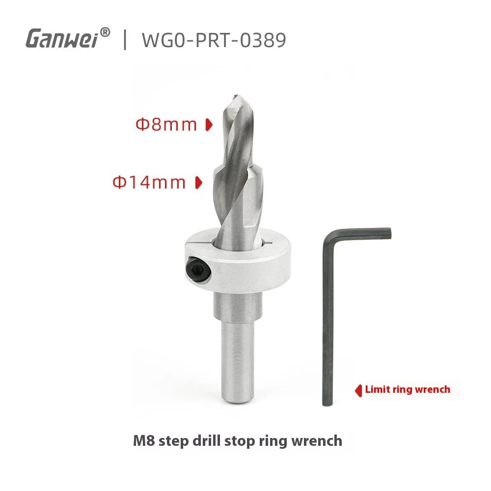 Ganwei Step Drill Bit Set | M6 M8 M10 M14 | High-Speed Steel for Aluminum Profile - Image 5
