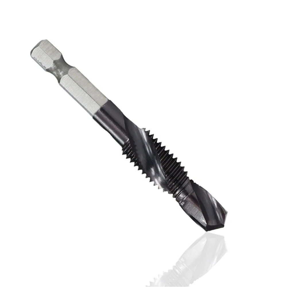 Drillpro 6pc M3-M10 HSS TiAlN Coated Drill Tap Bit Set | Countersink & Deburr - Image 3