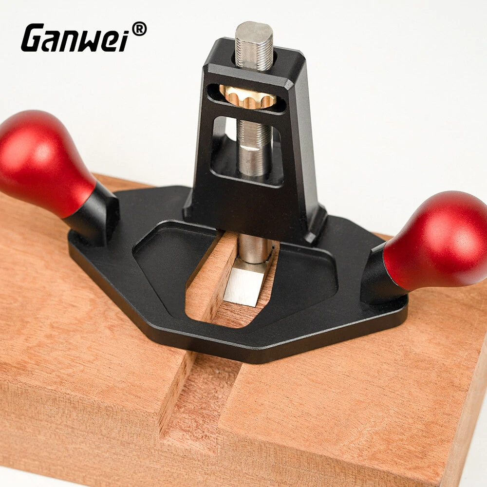 Woodworking Router Plane | Handheld with Depth Adjustment | Right Angle Tenon & Slotting Tool - Image 2
