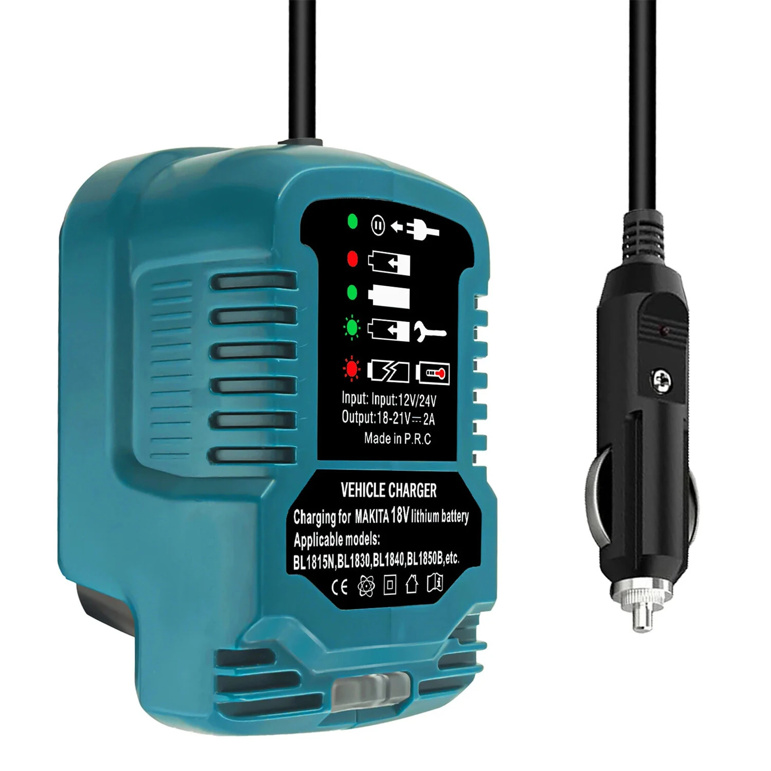 DC 12V/24V Car Charger for Makita 18V LXT BL1815 BL1830 BL1860 Batteries | Portable - Image 5