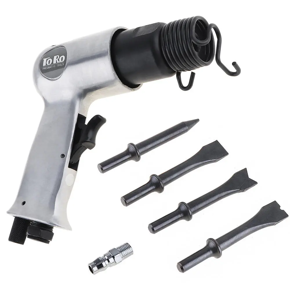 TORO TR-5100 120mm Pneumatic Air Hammer | Professional Rust Remover with 4 Chisels - Image 2