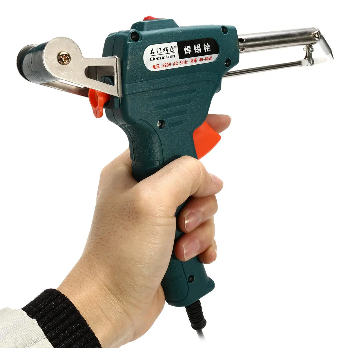 60W 220V AC Temperature Solder Gun | Auto Welding Electric Soldering Iron Kit - Image 3
