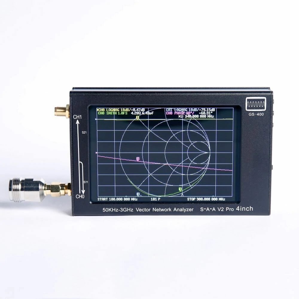 NanoVNA SAA2 GS-400 V2 | 4 Inch 3GHz Antenna Analyzer with Bluetooth & LCD - Image 3