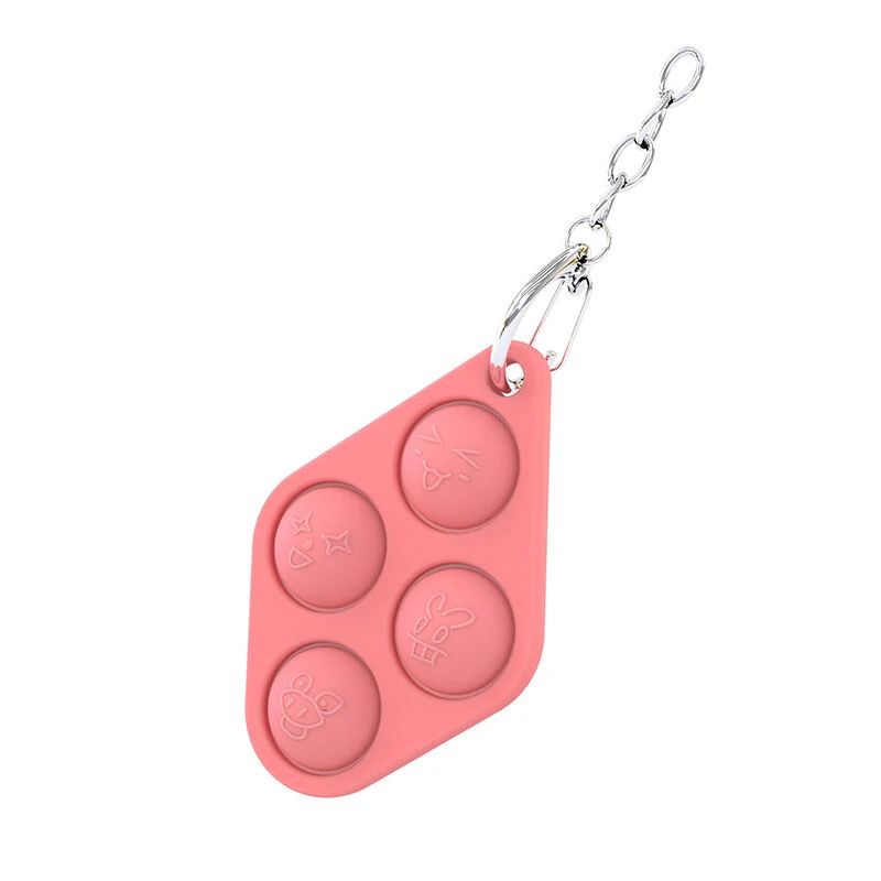 Mini Sensory Fidget Keychain - Push Pop Bubble for Stress Relief & Anxiety - Image 3