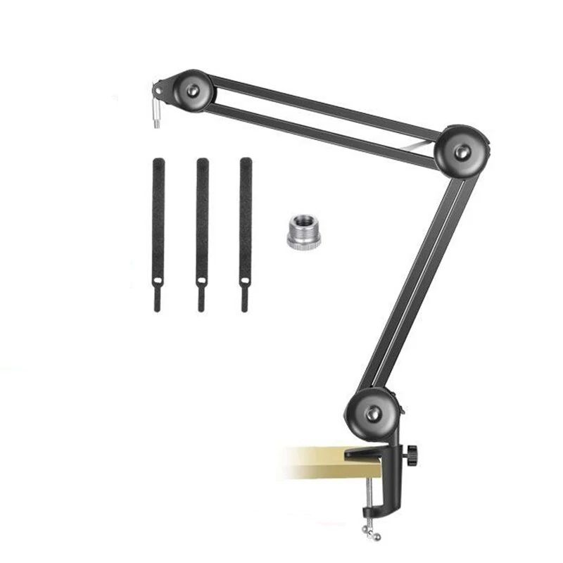 Heavy Duty Microphone Stand with Adjustable Suspension Boom Arm | Recording - Image 3