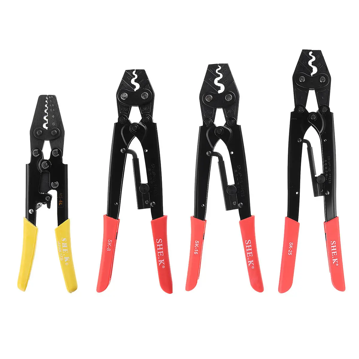 Knipex 0.5-25mm² Ratchet Crimper | Cable Cutter & Terminal Crimping Plier - Image 2