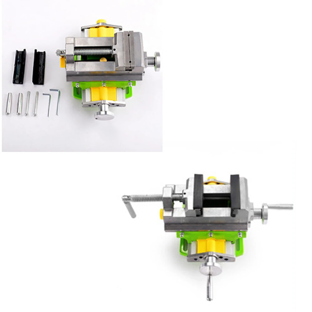 BG-6368 3 Inch Cross Slide Vise - Aluminum Alloy Compound Table for Milling & Drilling - Image 4