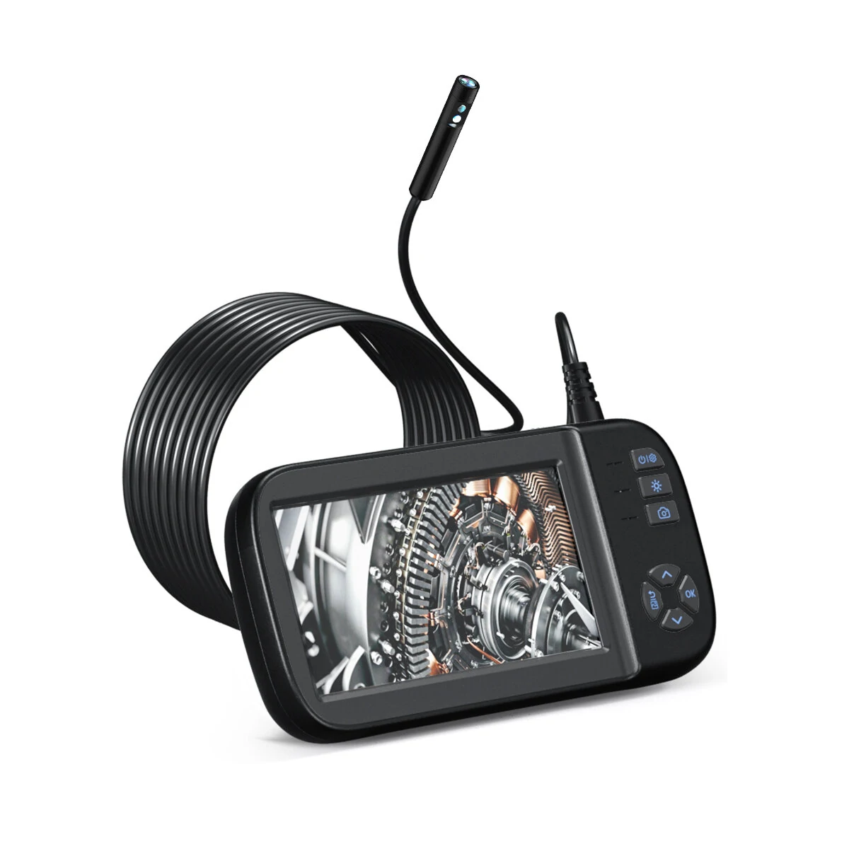 INSKAM 451-2 Dual Lens Borescope - 4.5in IPS Display - 1920x1080 HD - IP67 Waterproof - Image 2