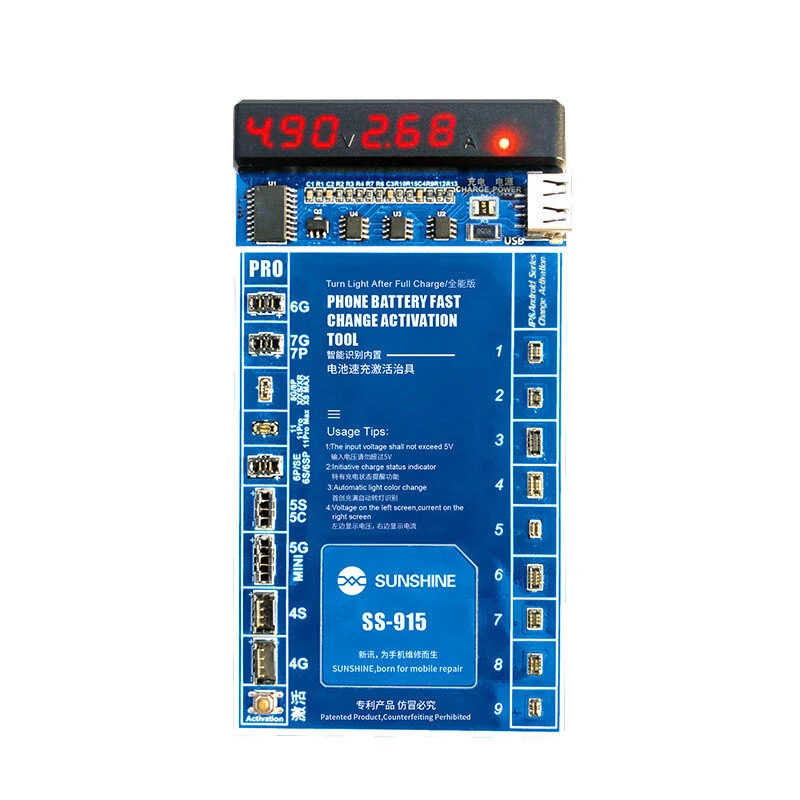 SS-915 Universal Battery Activation Board | Quick Charge PCB Tool for iPhone Android Huawei - Image 2