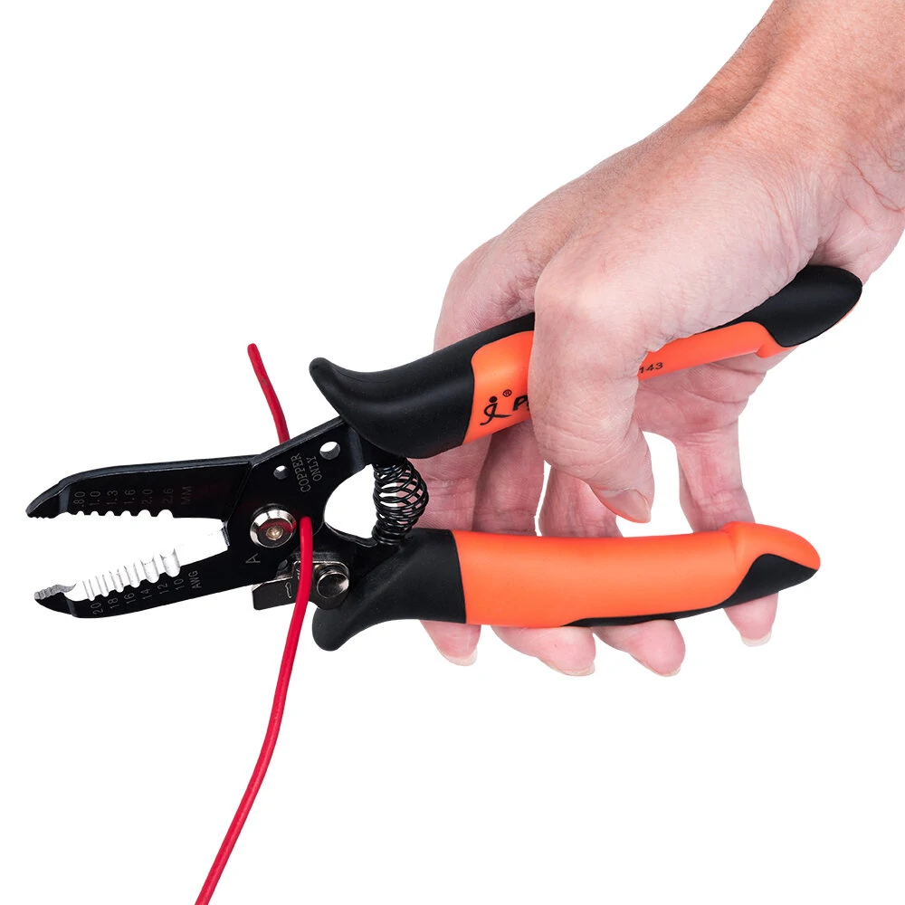 PARON Jx-1143 Wire Strippers | Fine Grinding Scissor Stripping & Crimping Pliers - Image 5