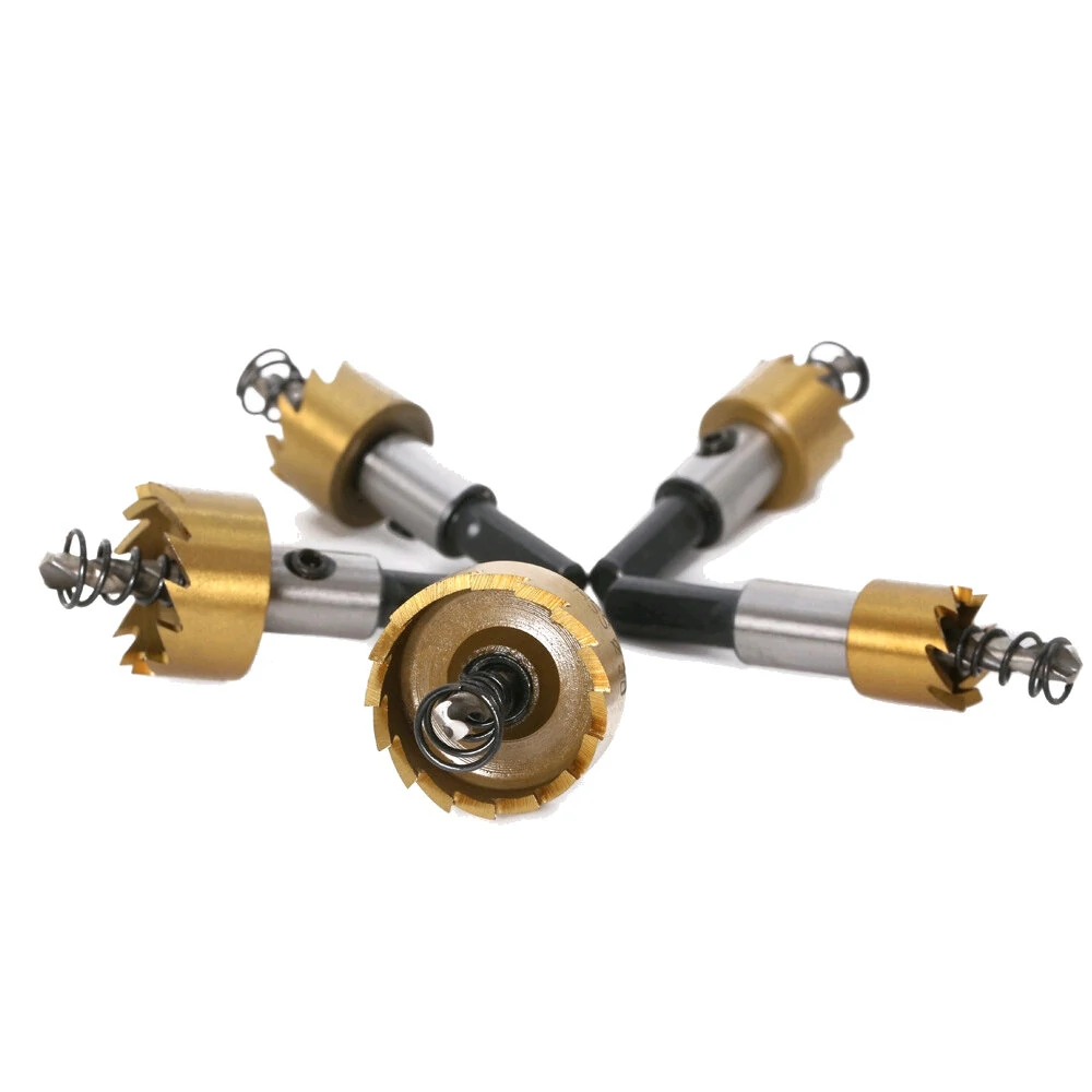 JGZUI HSS Hole Saw Set - Stainless Steel & Aluminum Alloy Cutter | Titanium-Plated - Image 3