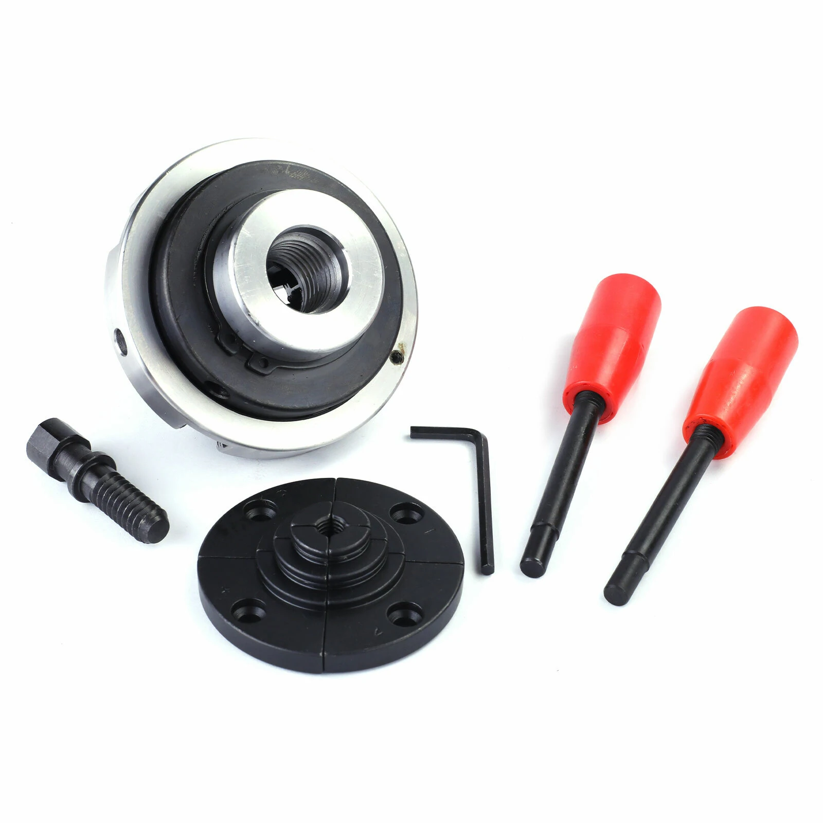 4 Jaw Wood Lathe Chuck - 4 Inch Manual Chuck for Wood Turning | M33x3.5 & 1-8TPI - Image 4