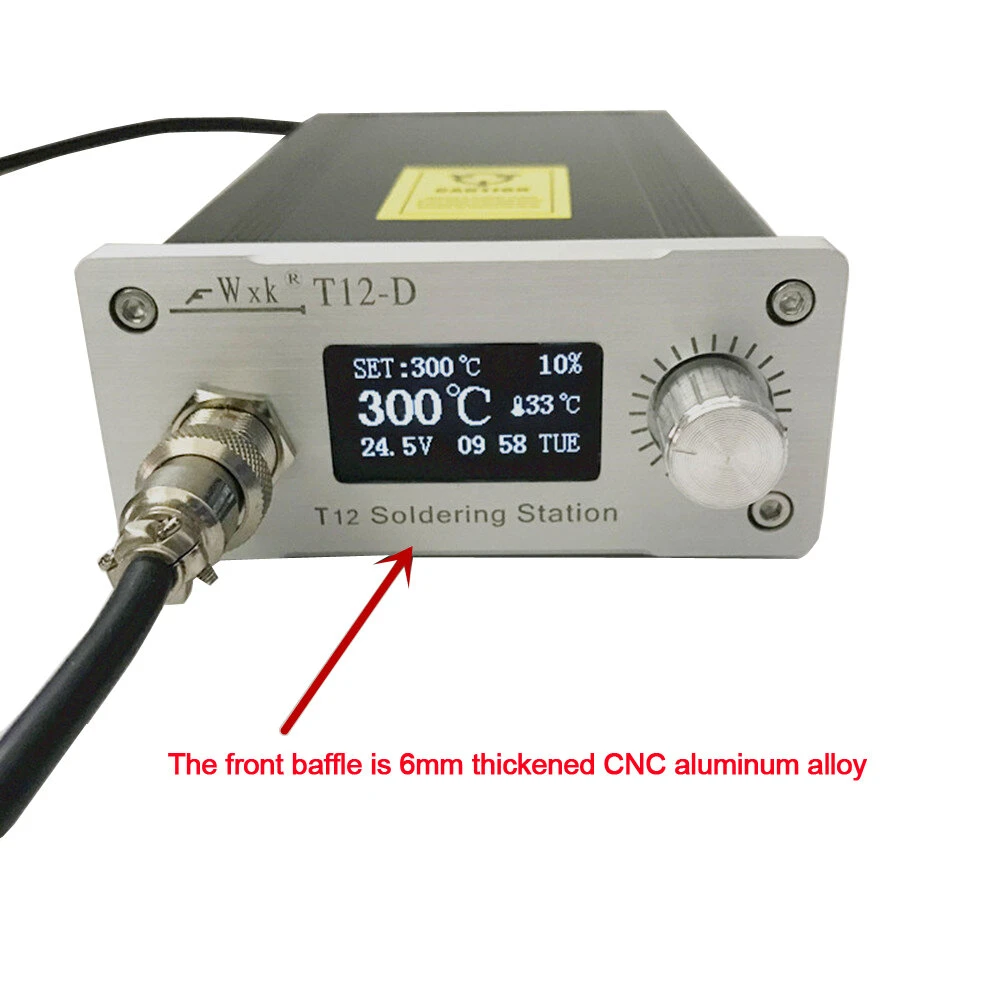 Fwxk T12-D Soldering Station - OLED Screen | Automatic Sleep | 907 Handle - Image 3