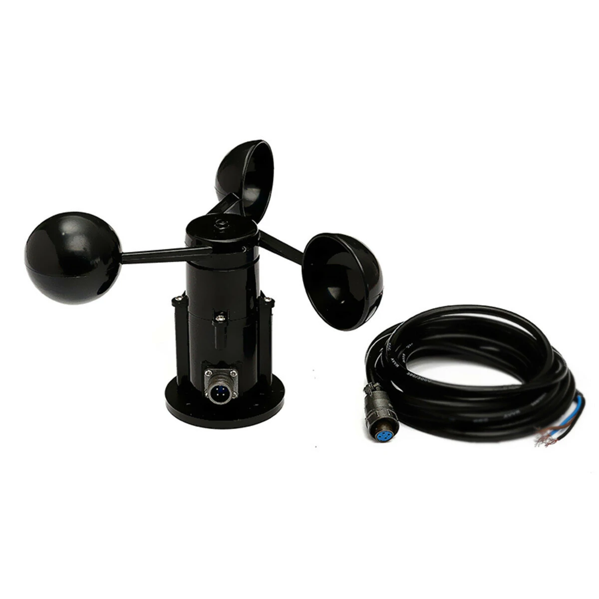 RS485 4-20mA Pulse-Type Wind Speed Sensor | Three-Cup Transmitter | Wind Detection Instrument - Image 4