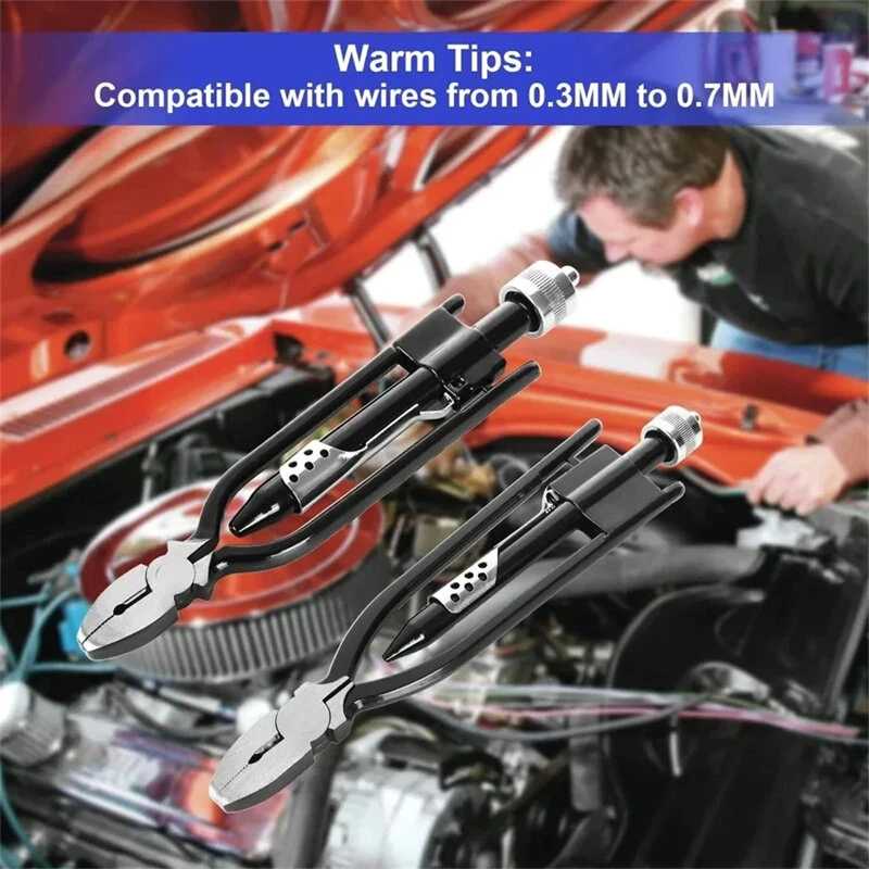 Aircraft Safety Wire Twisting Pliers - 6 & 9 Inch Spring Return Tool for Auto Industry - Image 3