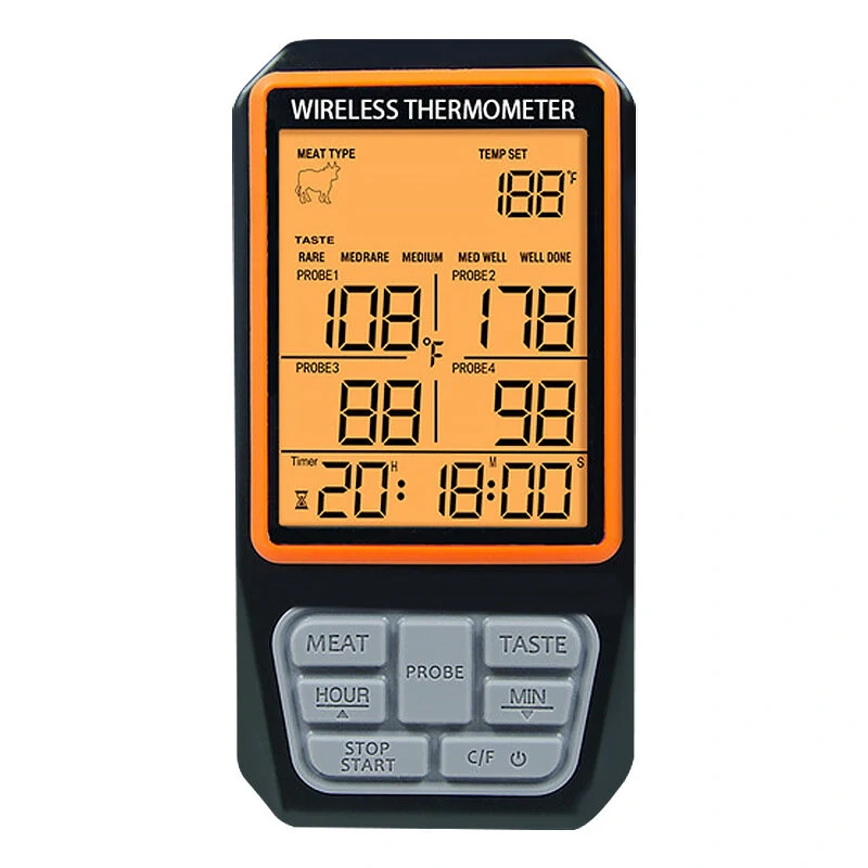 CH-216 Wireless Digital Thermometer - 4 Channel with Four Probes for Kitchen & BBQ - Image 2