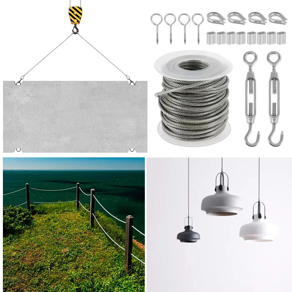 304 Stainless Steel PVC Coated Cable Railing Kit | 30m Heavy Duty for Deck & Balcony - Image 5