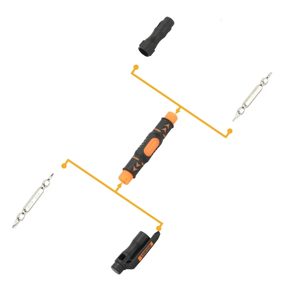 JAKEMY JM-8155 3-in-1 Magnetic Screwdriver Pen | Portable Double-Head Bits - Image 5