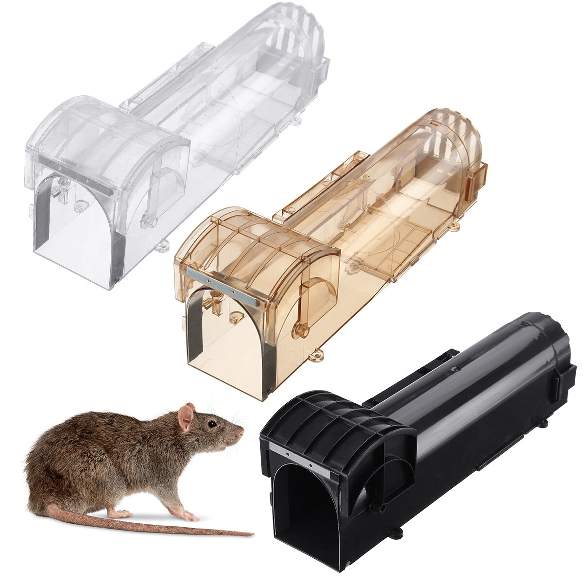 Humane Live Mouse Trap - Rodent Cage for Rats & Hamsters - No-Kill Catch & Release - Image 2