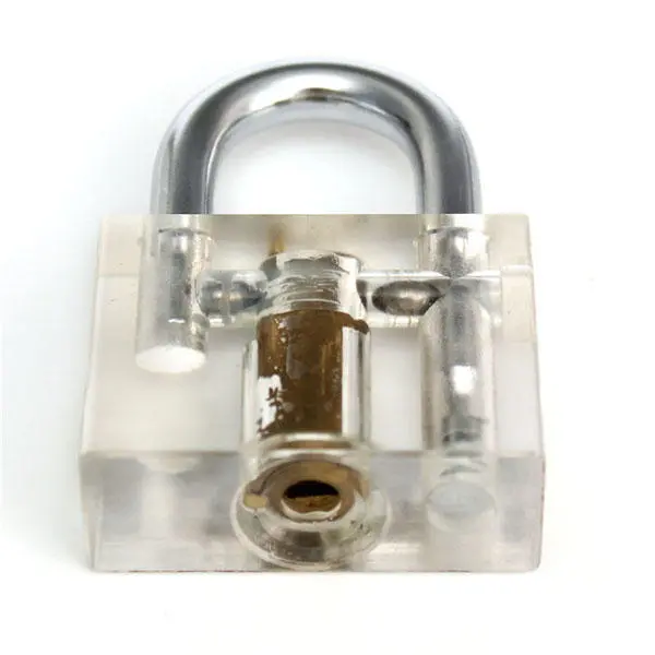 Daniu Transparent Cutaway Practice Padlock - Disc Type Training Lock for Lock Pick Tools - Image 4