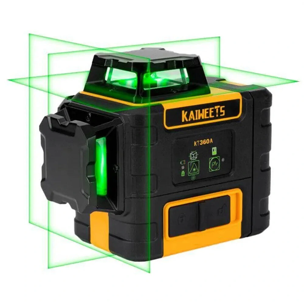 KAIWEETS KT360A Green Line Laser Level | 3x360° Outdoor | 196ft Range IP54 Waterproof - Image 2