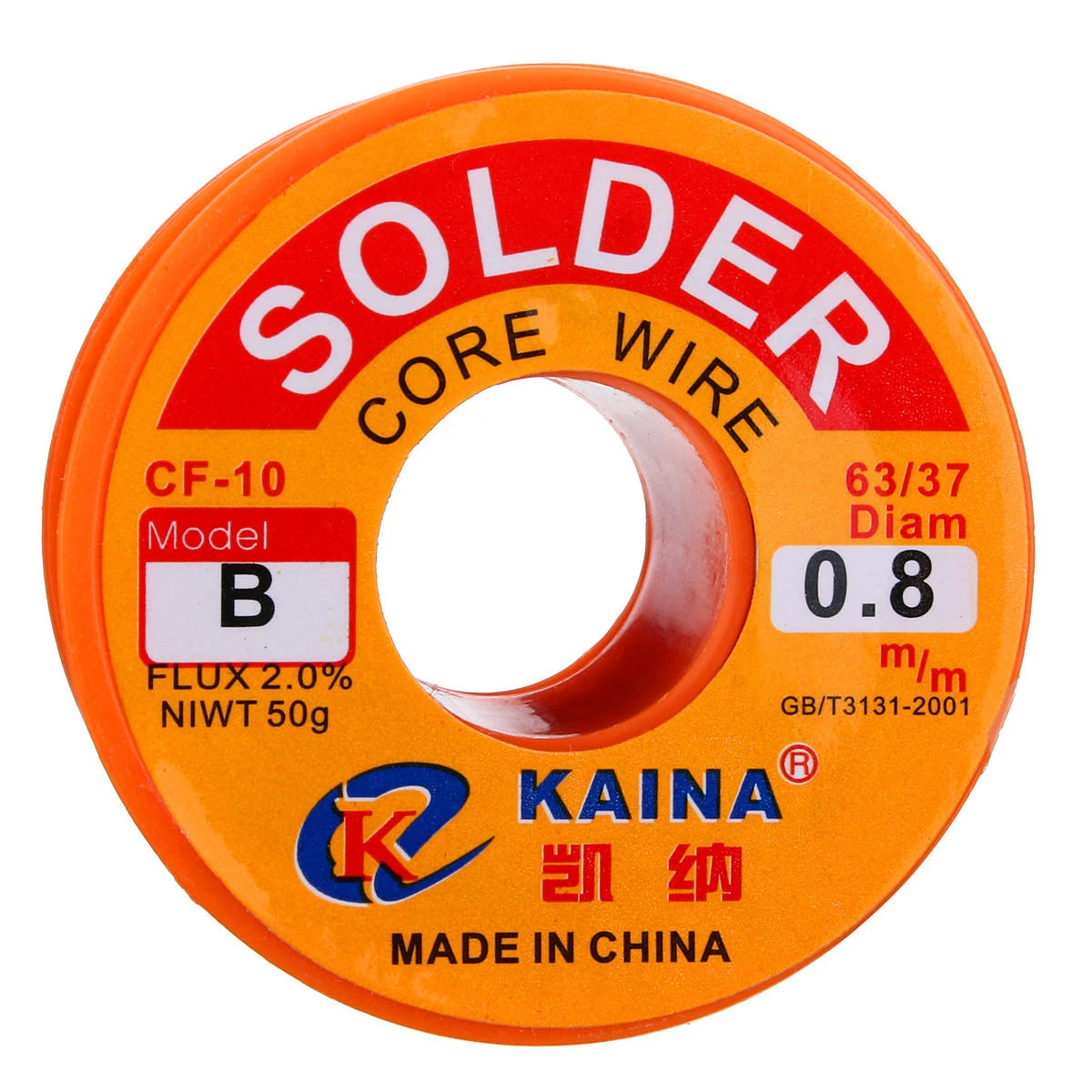 5Pcs 0.8mm 50g 63/37 Tin Lead Solder Wire | Rosin Core Flux for Welding Iron - Image 2