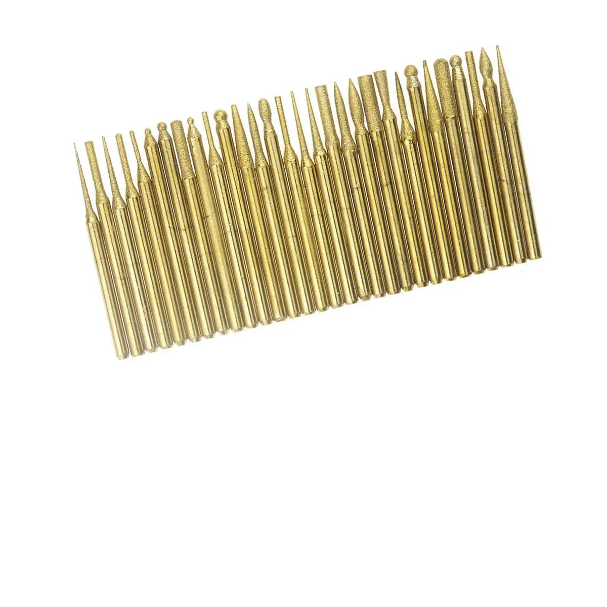 Titanium Diamond Grinding Head - 30pcs 3mm Drill Bits for Rotary Tool - Image 5
