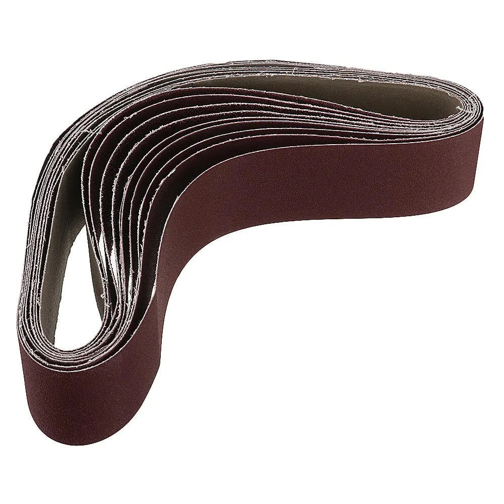 Drillpro 40mm x 680mm Sanding Belt 10pcs - 60/120/150/240 Grit for Grinder - Image 4