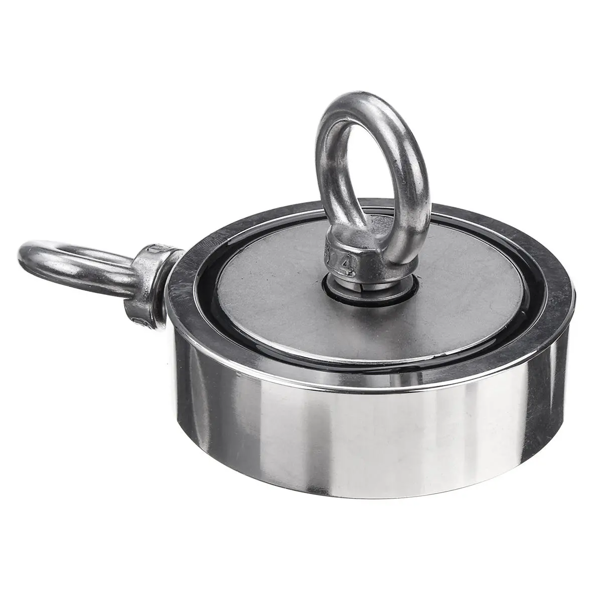 Neodymium Fishing Magnet - 300KG Lifting Capacity | Dual Size Recovery Salvage Tool - Image 3