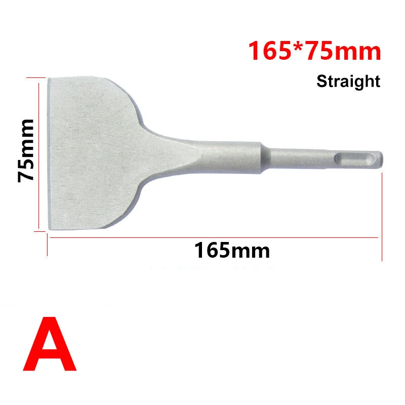 SDS Plus Flat Chisel - Round Shank Hammer Drill Bit for Light Concrete - Image 3
