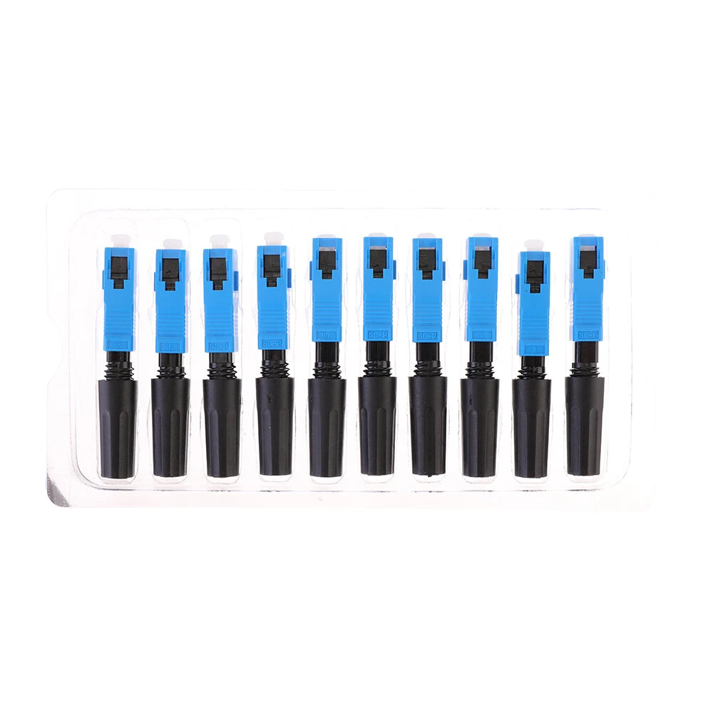 FTTH SC UPC Fiber Optic Fast Adapter - 100pcs Single-mode Straight Tail Connectors - Image 4