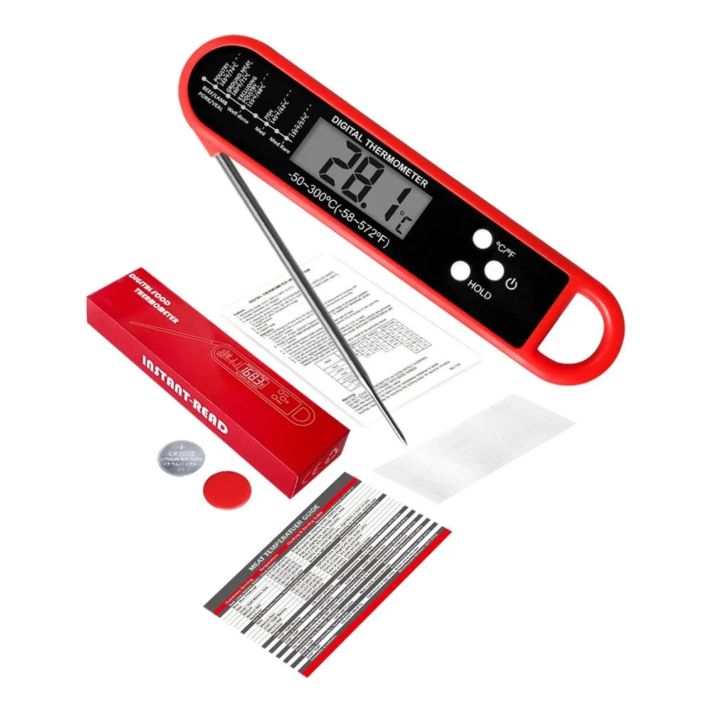 Digital Meat Thermometer - Foldable Probe, Fast Reading -50 to 300°F for BBQ Cooking - Image 5