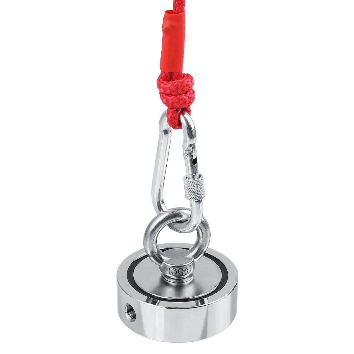 Double Side 400KG Fishing Magnet - Strong Recovery Salvage Tool with 10/20M Rope & Gloves - Image 4