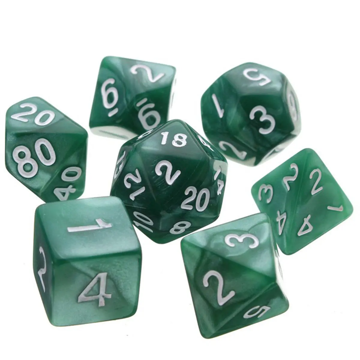 42pcs Polyhedral TRPG Dice Set - 4D 6D 8D 10D 12D 20D Multi-Sided for D&D - Image 3