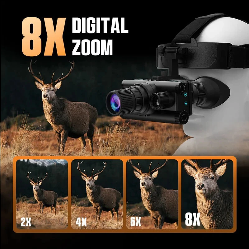 CIGMAN X1 PRO Night Vision Monocular | 4K Video 40MP 8X Zoom | 600m Range - Image 3