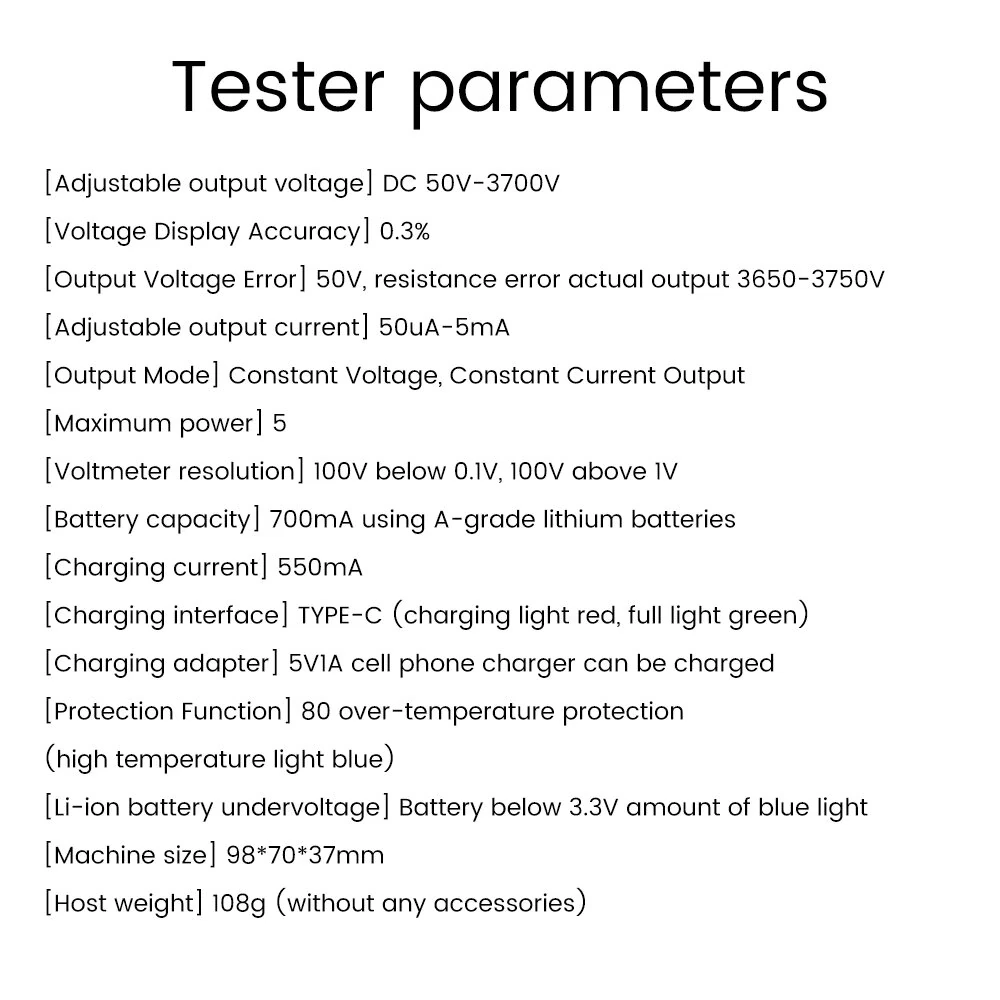 Semiconductor Withstanding Voltage Tester | 0-3500V Transistor Diode MOS LED Tester - Image 5